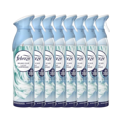 Febreze Spray Désodorisant Parfum Linge Frais 185ml x8