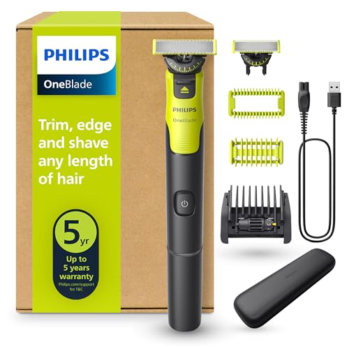 Philips OneBlade 360 avec connectivité Authentique Visage + Corps, Rasoir électrique, Tondeuse à Barbe