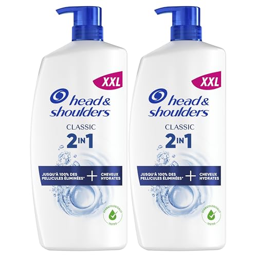 Head & Shoulders Classic 2en1 - Shampoing Antipelliculaire - 2x800ml