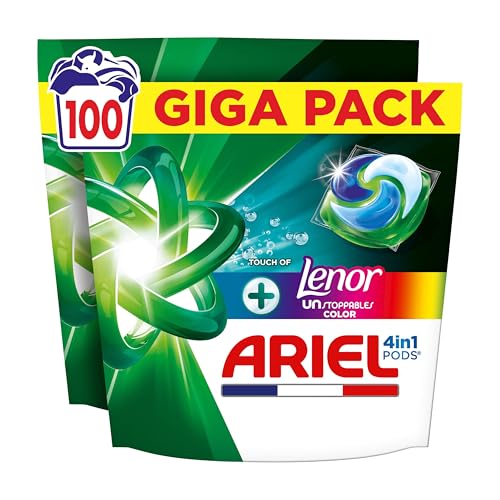 Ariel PODS 4en1 Lessive en capsule Lenor Unstoppables x100