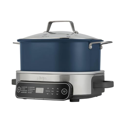 Ninja Foodi PossibleCooker 6L, Multicuiseur et Mijoteuse 8-en-1, Bleu