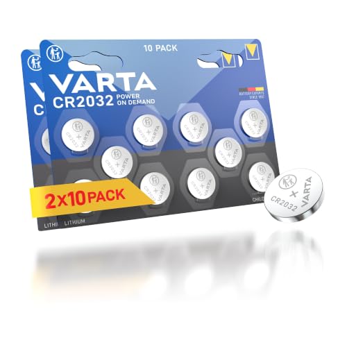 Lot de 20 Piles Bouton CR2032, , Lithium Coin, 3V