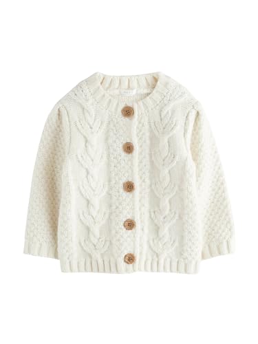 Cardigan en Grosse Maille Écru Fille - 18 Mois - 24 Mois