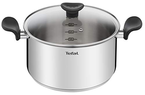 Tefal - Faitout Primary Acier Inoxydable - 24 cm - 5 L