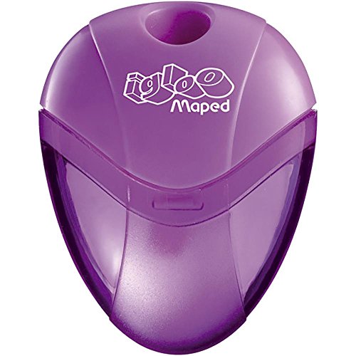 MAPED - Taille-Crayons (Manuel, Couleur Aléatoire, Plastique)