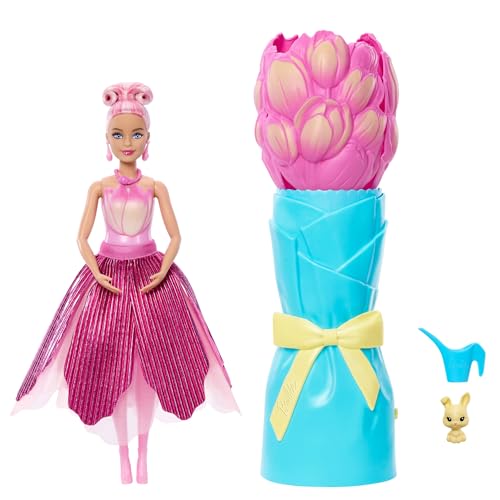 Barbie Poupée Petal Pop parfumée avec accessoires