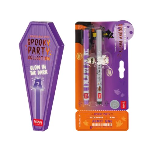 LEGAMI - Set Halloween, 1 Erasable Pen Blind Box, 2 Stylos Lovely Friends