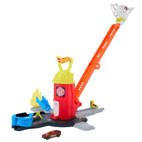 Hot Wheels City-  Caserne de Pompiers et Camion