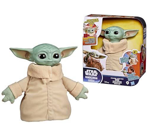 Star Wars Grogu Ton Petit Compagnon, animatronique, Figurine Interactive de 25 cm - dès 4 ans