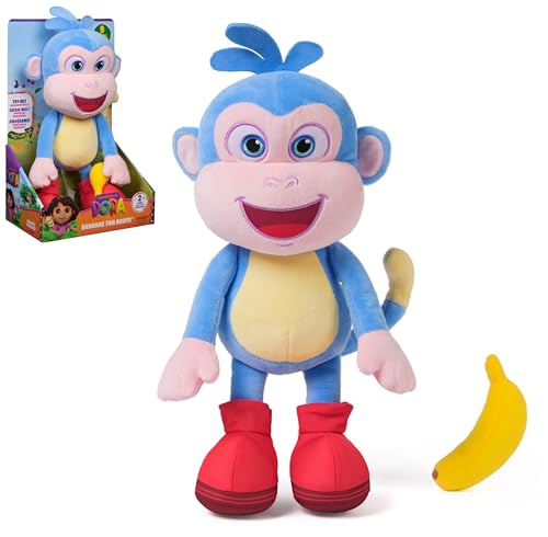 Dora - Peluche Interactive Babouche 35 Cm - Bilingue