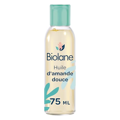 BIOLANE - Huile d'Amande Douce Bébé - Hydrate et protège - 75ml