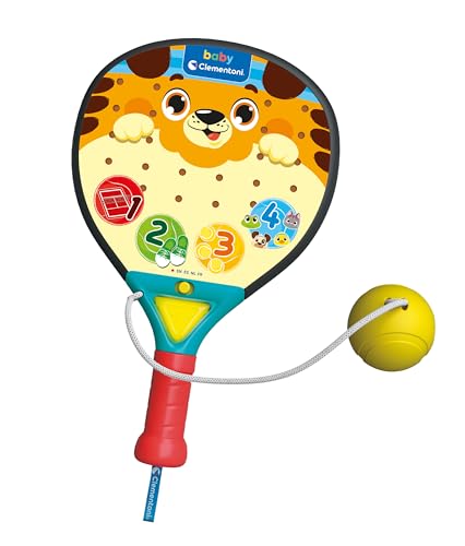 Baby Padel Raquette Éducative avec Sons Lumières et Détection - Dès 12 Mois