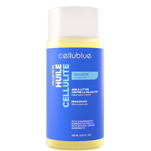 Huile de Massage Anti-Cellulite - Palper-Rouler Simplifié à la Maison - Minceur Ventre, Cuisses et Bras - Parfum Monoï