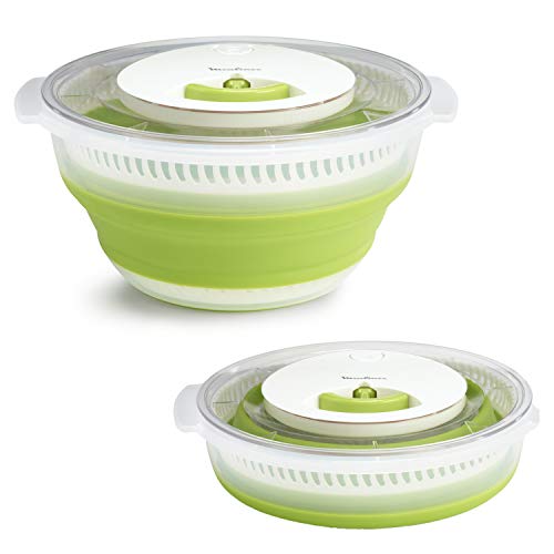 Moulinex - Essoreuse à salade rétractable - Accessoire Cuisine - 4 L