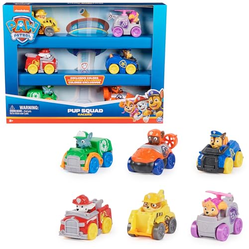 Pat Patrouille - Coffret Cadeau 6 Mini Racers Pup Squad
