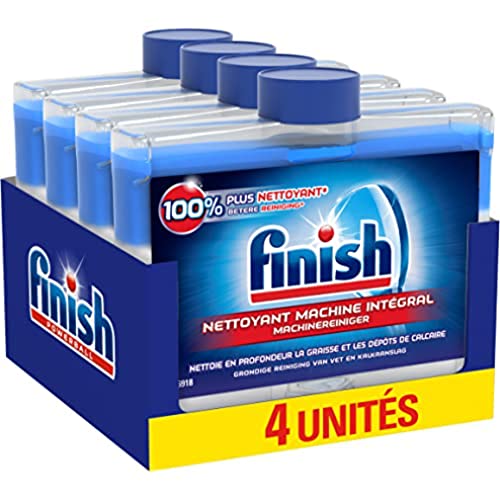 Finish Produit Lave-Vaisselle Nettoyant Machine Intégral - Lot de 4 (250ml)