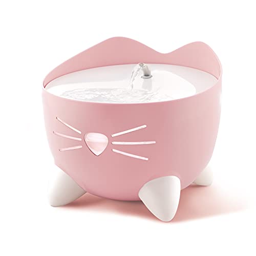 Catit Pixi Fontaine à Eau pour Chat 2,5 L Rose