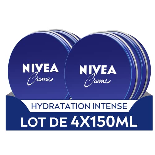 NIVEA Crème Visage, Corps et Mains - 4 x 150 ml