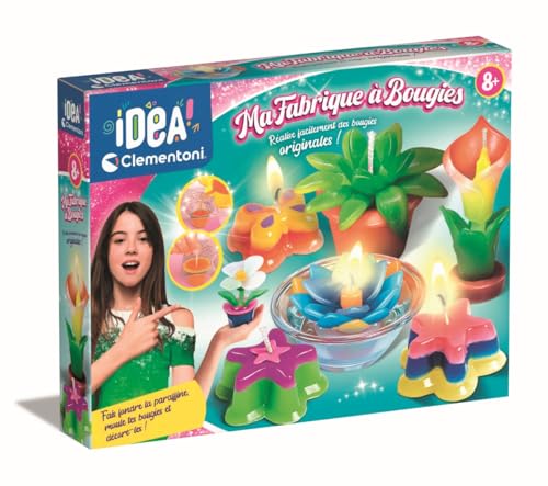 Ma Fabrique à Bougies - Kit Créatif DIY Moules et Paraffine - Enfant dès 8 Ans