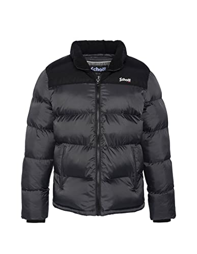 Doudoune Utha Schott - Ref 58423 Anthracite - Gris - Taille L