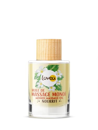 LOVEA Huile de Massage Nourrissante Corps Multi-Usages Monoï - 50ml
