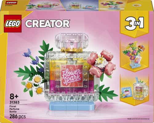 LEGO Creator 3-en-1 Flacon de Parfum au décor Floral 31383
