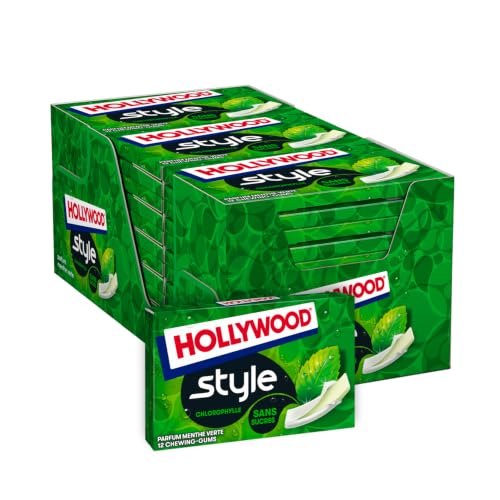 Hollywood Style Chlorophylle – Lot de 18 étuis de 12 tablettes sans sucres