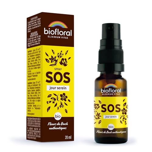 Biofloral SOS Secours Spray Bio 20 ml - Complexe de 5 Fleurs de Bach