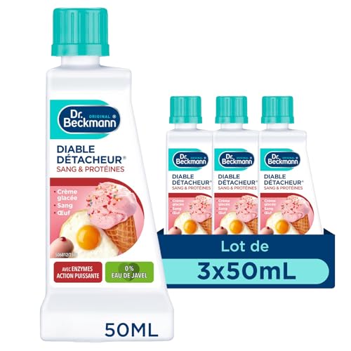 Dr. Beckmann - Détachant linge Diable détacheur - Sang & Protéines - 3x50ml
