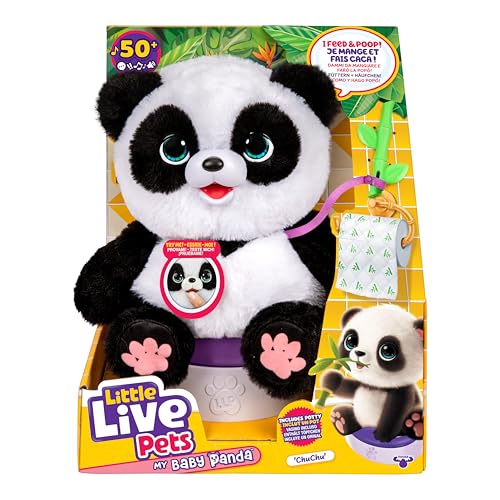 Little Live Pets - Mon Bébé Panda ChuChu, interactif 30 cm