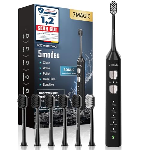 Brosse à dents électrique sonique, 180 jours d'autonomie