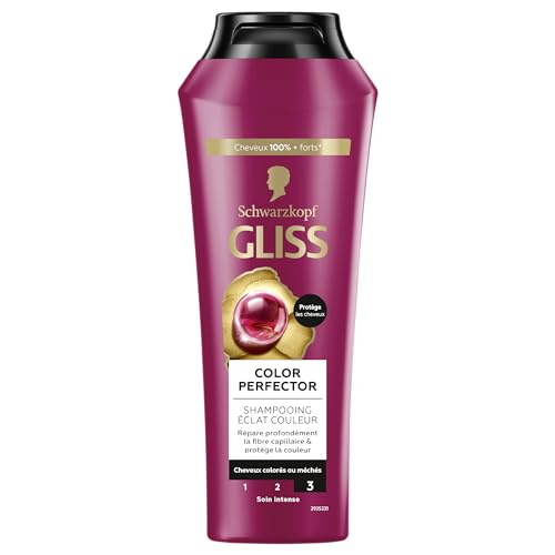 Schwarzkopf - Gliss - Shampoing Color Perfector - Protège l'Intensité de la Couleur - Cheveux colorés/méchés - 250ml