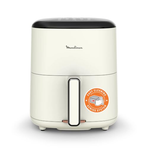 Moulinex - Easy Fry Max Air Fryer Blanc Ivoire - 10 programmes - 5 L