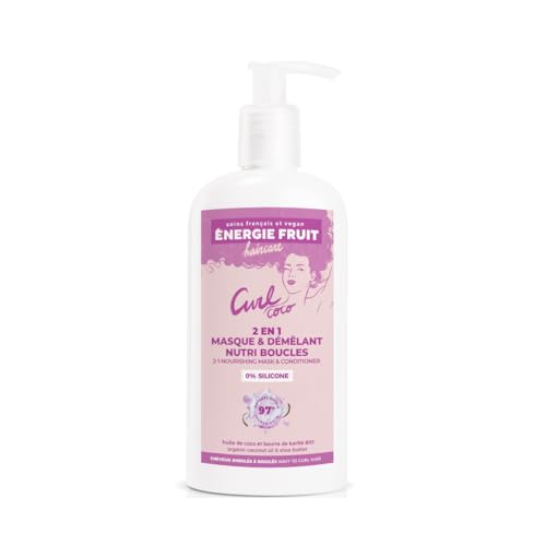 ENERGIE FRUIT Masque 2 en 1 Démêlant Nourrissant Boucles 97% Naturel 300ml