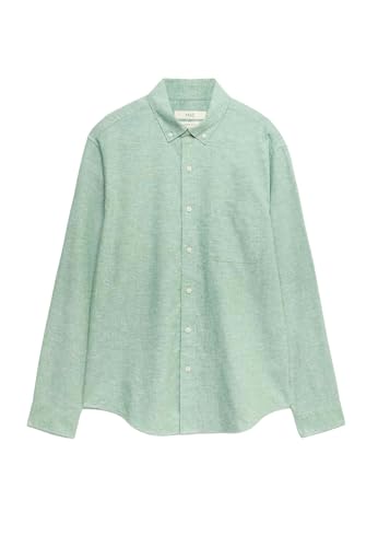 Marks & Spencer T-Shirt en Lin mélangé Coton Coupe Standard XL