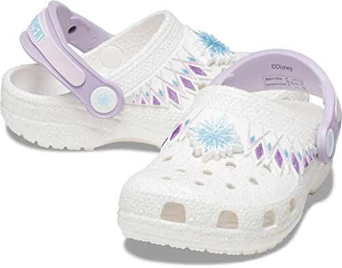 Crocs Classic Frozen II Sabot, Blanc, Petit Enfant, EU 19-20