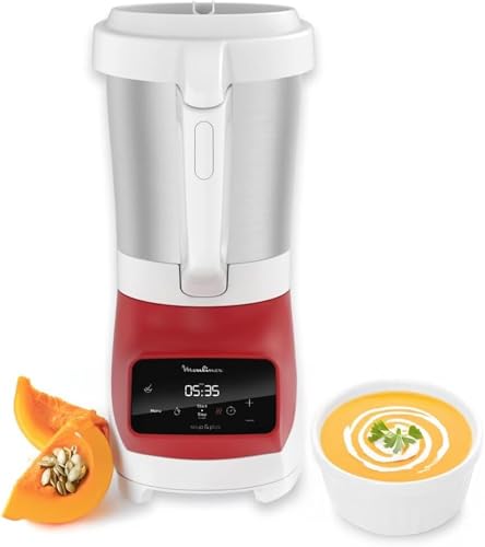 Moulinex - Blender mixeur Soup Plus - Mixe des smoothies - Bol 2 L - Inox