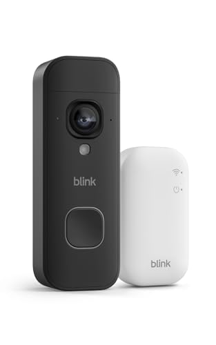 Blink Sonnette vidéo 2K+ sans fil (nouvelle génération) | Audio amélioré | IP65 | Piles longue durée | Configuration facile