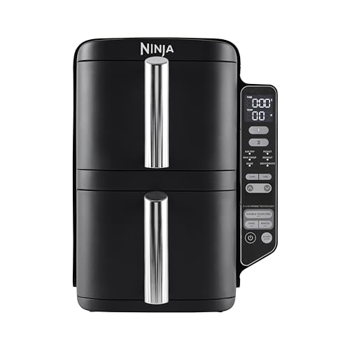 Ninja Double Stack Air-Fryer, Friteuse verticale sans huile, 7,6L