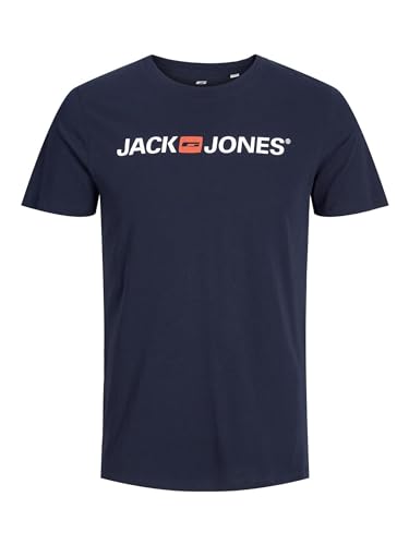 T-Shirt Jack & Jones 100% Coton - Bleu marine  du Xs au XXL