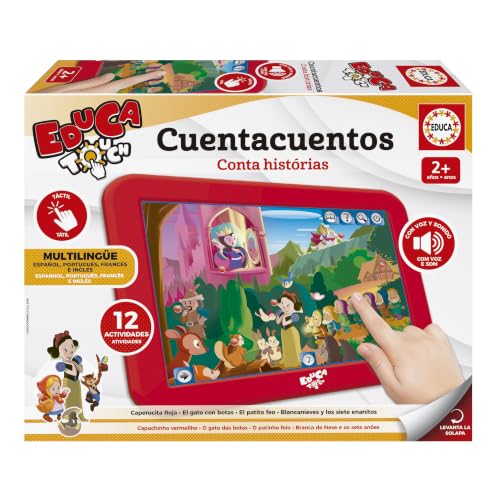 Educa - Tablette éducative Contes et Films | Jeu interactif narratif | Développement du langage et de l’Imagination | À partir de 2 Ans