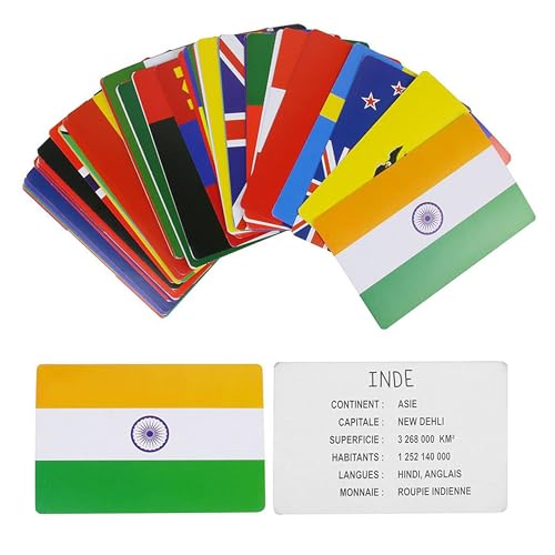 Jeux 2 mômes Carte Éducative Pays et Drapeaux Interactive Multicolore