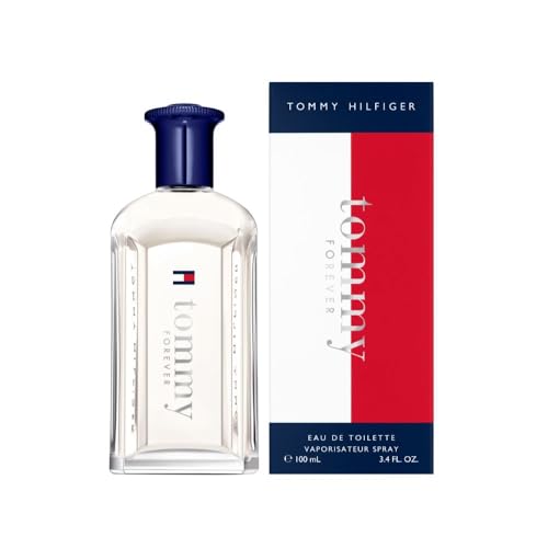 Tommy Hilfiger Tommy Forever 100 ml, Eau de Toilette Homme | Fragrance Fougère Boisé Aromatique, Notes Hespéridées et Boisées, Flacon en Verre Transpa