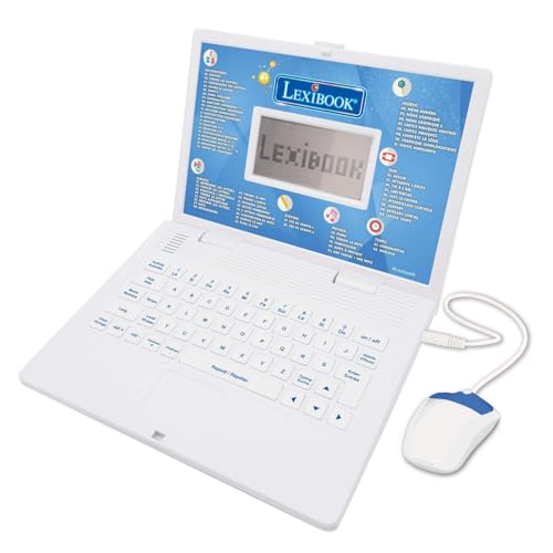 Lexibook, Ordinateur Éducatif Enfant, JC598i1 | Français/Anglais, 124 activités, Maths, Logique, Lecture de l'heure, Musique