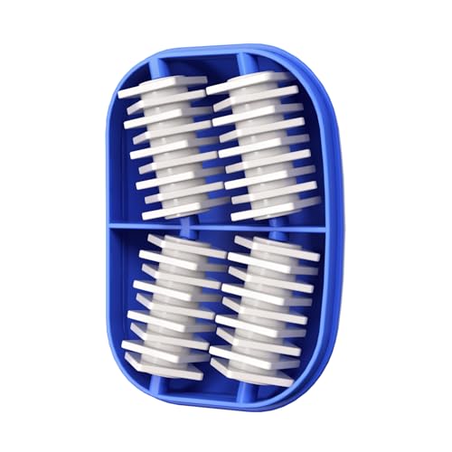 Cellublue Masseur Anti-Cellulite Manuel - Appareil Palper-Rouler 4 Rouleaux et 144 Picots - Réduit l'Aspect Peau d'Orange, Massage Drainant et Lissage