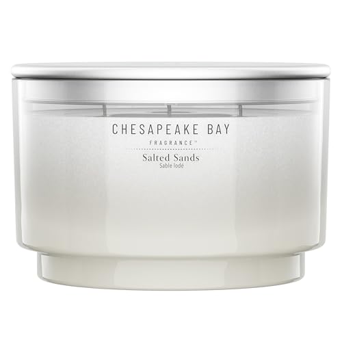 Bougie parfumée 3 mèches | Sable iodé | Cadeaux parfaits pour femmes