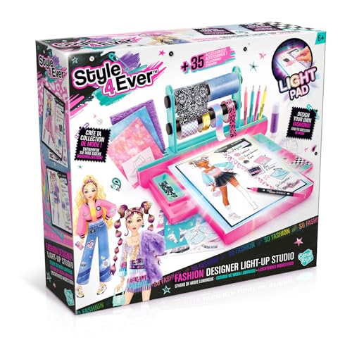 Canal Toys - Style 4 Ever - Studio Mode Fashion Designer - 6 Ans+ - OFG 303 | Studio de Mode Enfant - +35 Accessoires - Tablette Lumineuse - Loisirs C