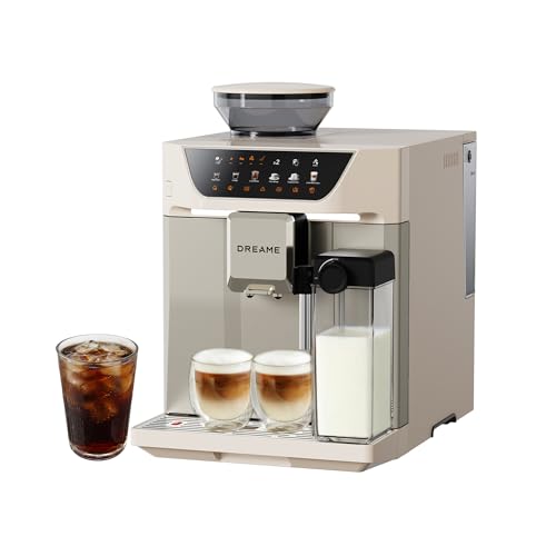 DREAME Ecceluxe Master Machine à expresso automatique, Cold Brew 1 Touche | Écran Couleur, 6 café, Contrôle Fluide De La Mousse, Capacité 45 Tasses, N