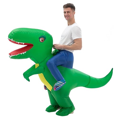 Déguisement Gonflable Dinosaures objet insolite Dino Costume Gonflable - Taille Adulte pour halloween