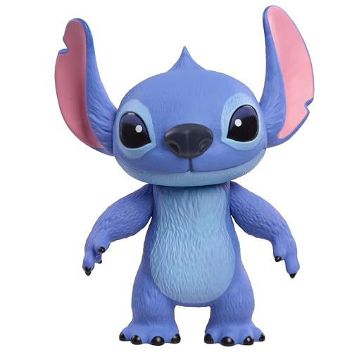 Grande Figurine Stitch de Disney en Vinyle mesurant 35,6 cm de Haut, 3 articulations pour Jouer ou à Exposer, Figurines articulées
